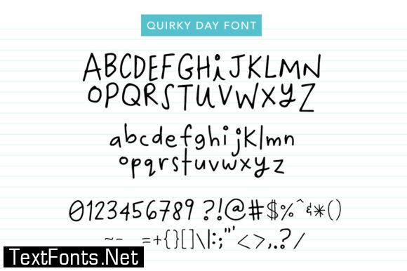 Quirky Day Font