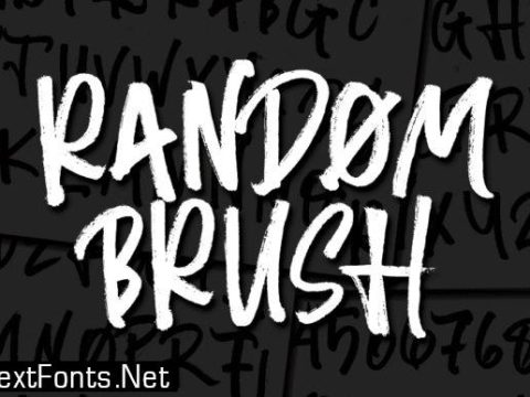 Random Brush Font