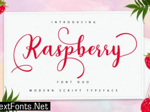 Raspberry Duo Font