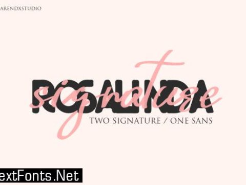 Rosalinda Trio Font