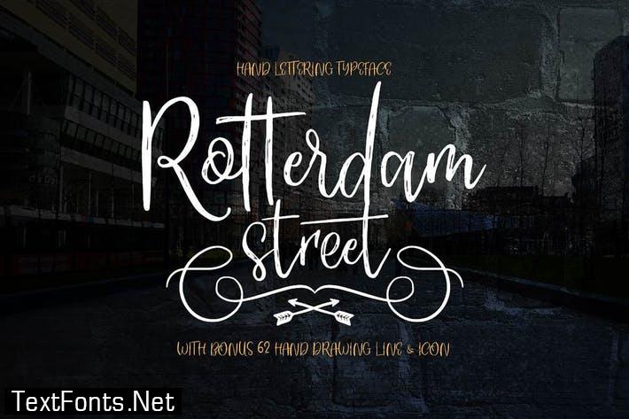 ROTTERDAM STREET - handlettered