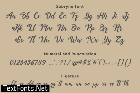 Sabryne Font