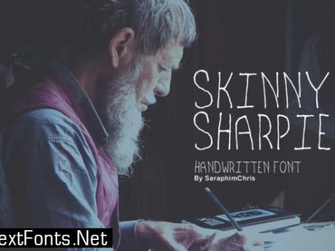 Skinny Sharpie Font