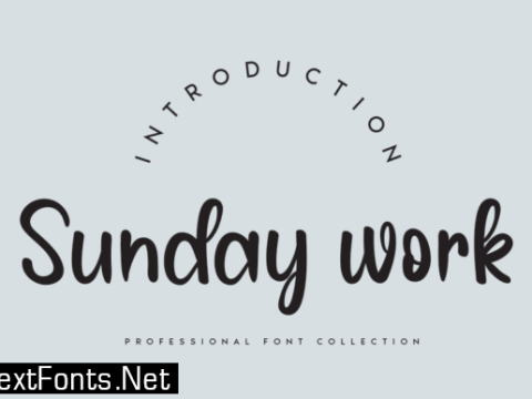 Sunday Work Font