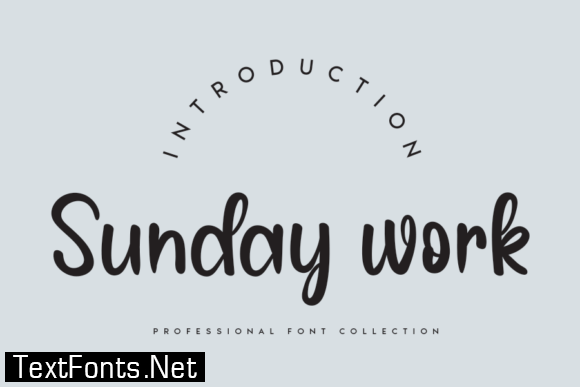 Sunday Work Font