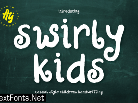 Swirly Kids Font