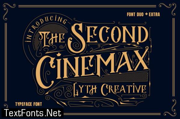 The Second Cinemax Font