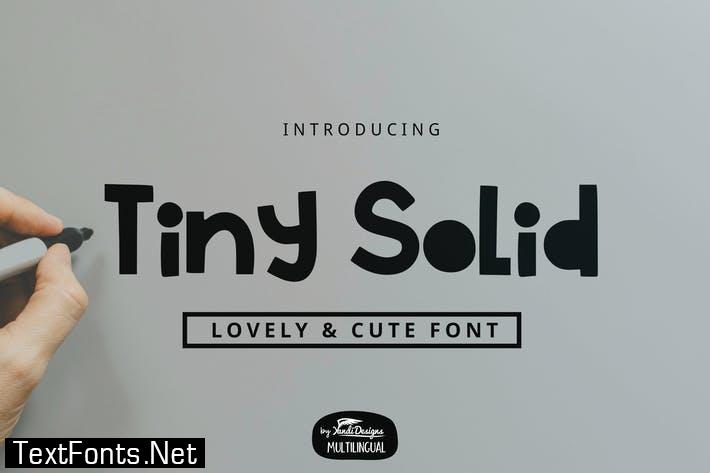 Tiny Solid Font