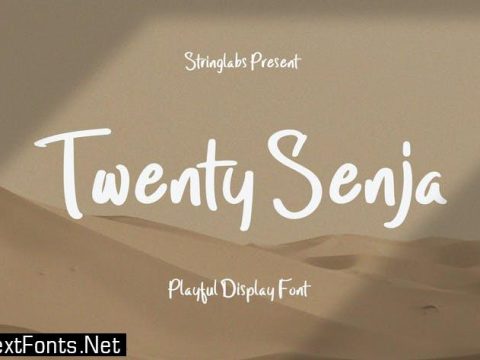 Twenty Senja - Playful Font