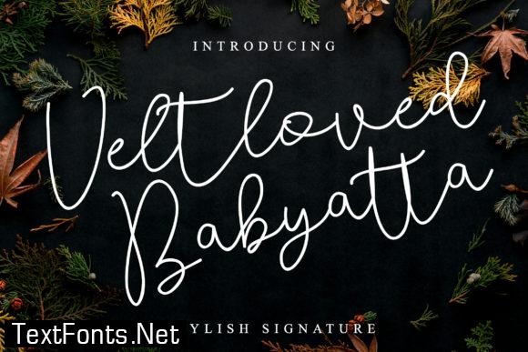 Veltlove Babyatta Script Font