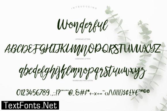 Wonderful Font