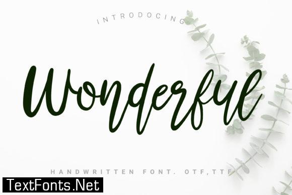 Wonderful Font