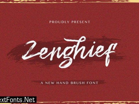 Zenghief - Hand Brush Font