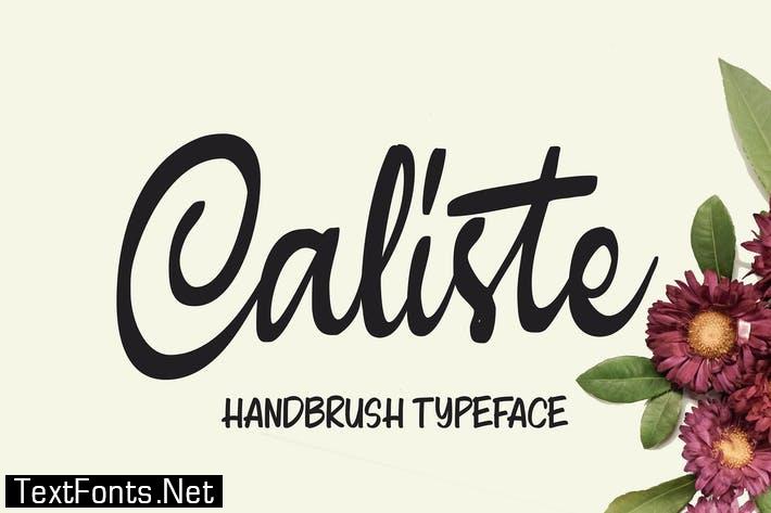 Caliste Script Font