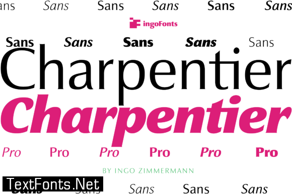 Charpentier Sans Pro Font