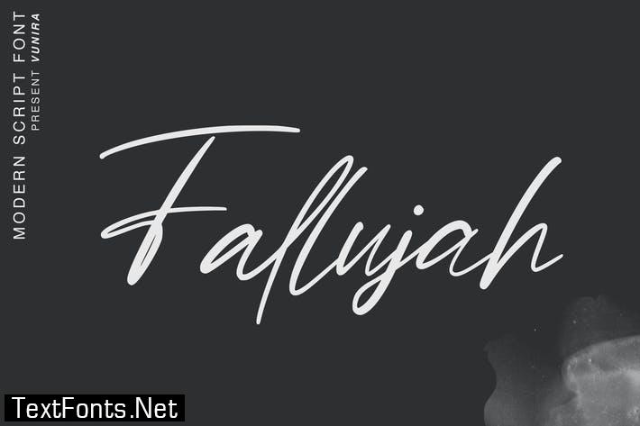 Fallujah | Modern Script Font