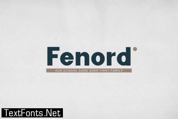 Fenord Font