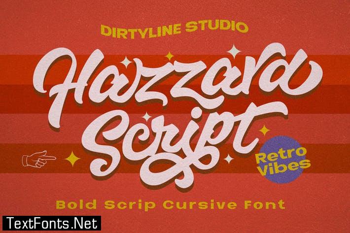 Hazzard - Bold Script Logotype