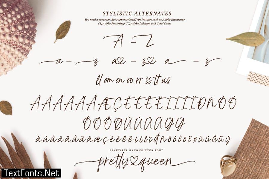 Pretty Queen - Chic Brush Font