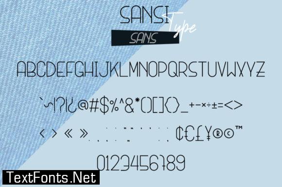 Sansi Type Duo Font