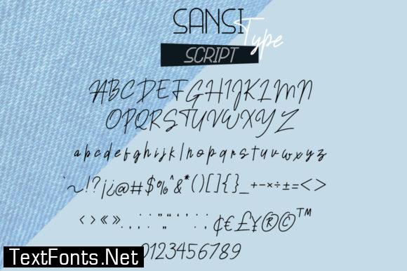 Sansi Type Duo Font