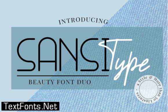 Sansi Type Duo Font