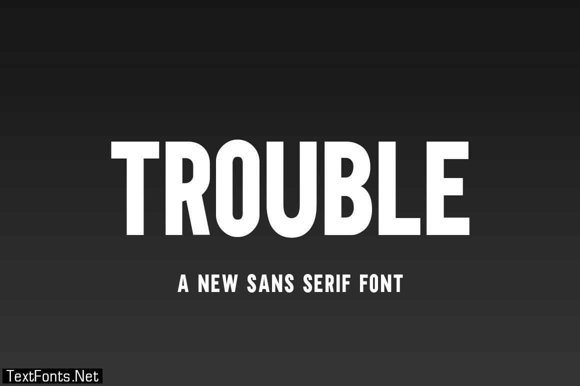 Trouble Font 2939370