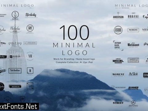 100 Minimal logos