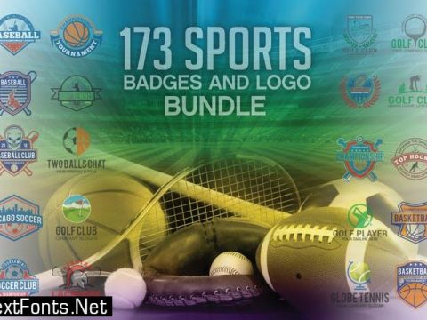 173 Sports Badges and Logo Bundle