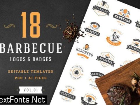 18 Barbecue Logos and Badges