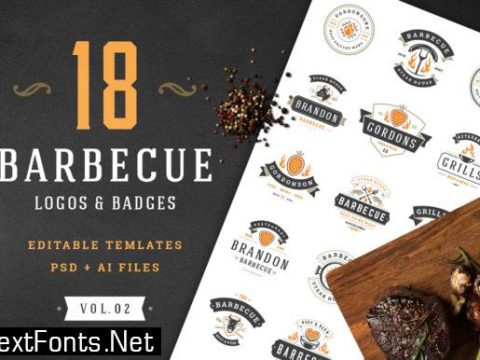 18 Barbecue Logos and Badges