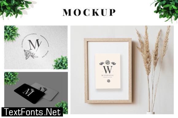 25 Elegant Logos + 3 Quality Mockups