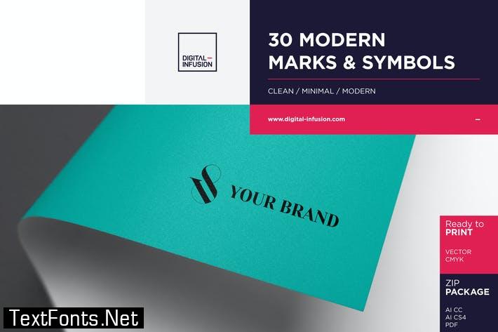 30 Modern Marks & Symbols