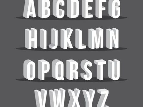 3D Fonts