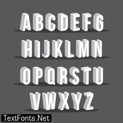 3D Fonts