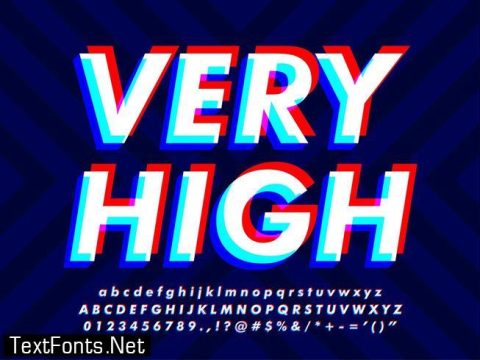 3d Modern Glitch Text Effect