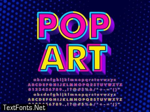 3D Pop Art Text Effect 683403