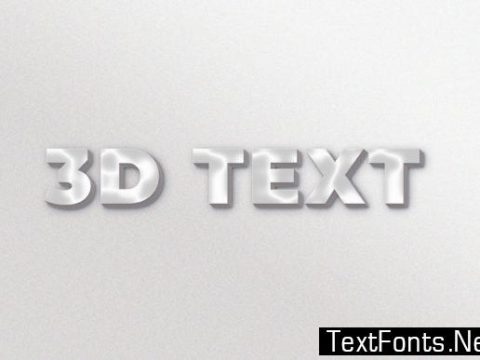 3D Text Effect Vol 1