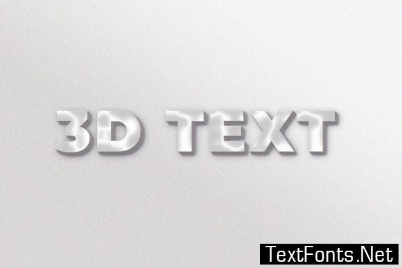 3D Text Effect Vol 1