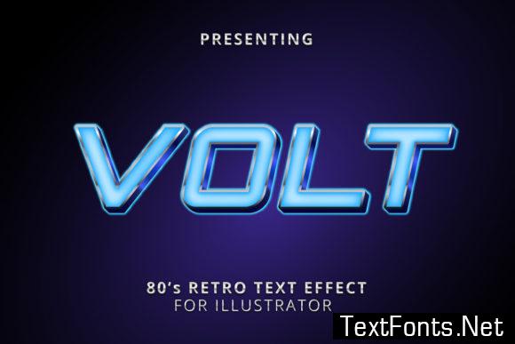 80s Text Effects for Illustrator