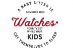 A Baby Sitter - Typography Graphic Templates