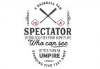 A Baseball Fan - Typography Graphic Templates