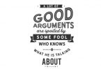 A Lot of Good Arguments - Typography Graphic Templates
