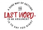 A Sure Way of Getting the Last Word - Typography Graphic Templates