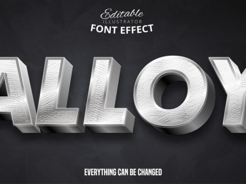 Alloy Font Effect