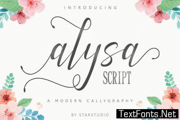 Alysa Script Font