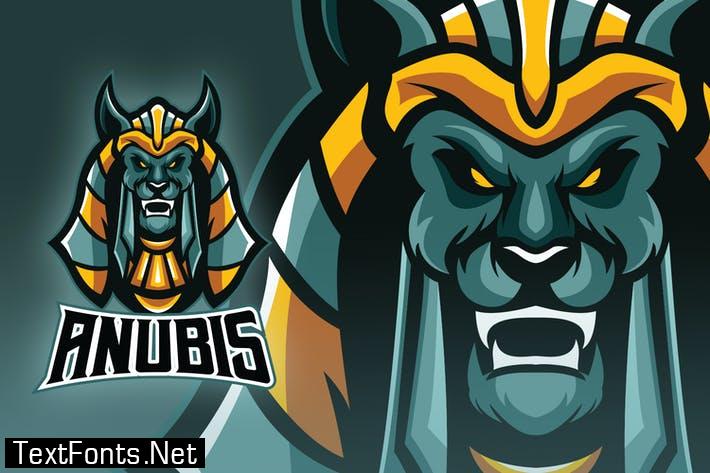 Ancient Anubis God Esport Logo 672U688