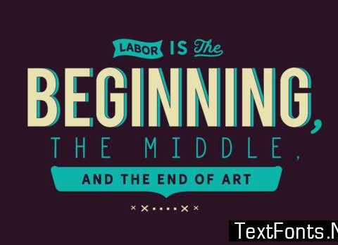 And the End of Art - Typography Graphic Templates