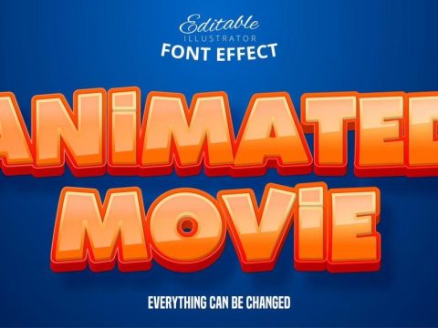 Animated Movie Text Effect