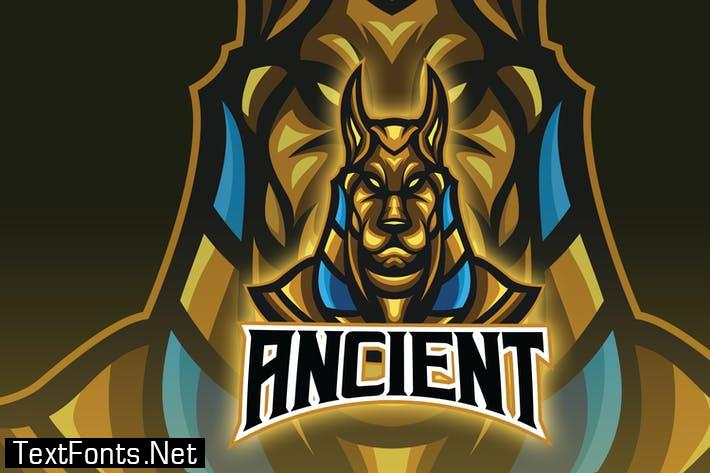 Anubis Egypt Ancient God Esport Logo